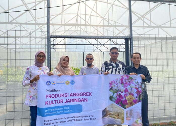 Tim Dosen Agroteknologi Perkuat Kompetensi Kultur Jaringan AnggrekMelalui Pelatihan Intensif di Hasanudin Orchid, Kota Batu