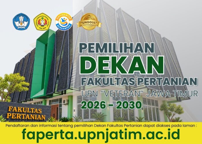 AGENDA PEMILIHAN BAKAL CALON DEKAN FAKULTAS PERTANIAN 2026-2030
